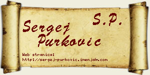 Sergej Purković vizit kartica